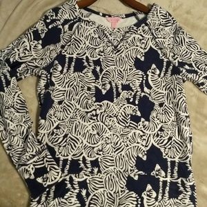 Lilly Pulitzer Print Pullover, Size Small